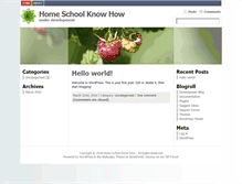 Tablet Screenshot of homeschoolknowhow.com